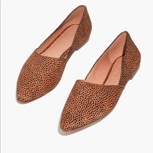 Madewell Lizbeth Flat in Dotted Calf Hair
